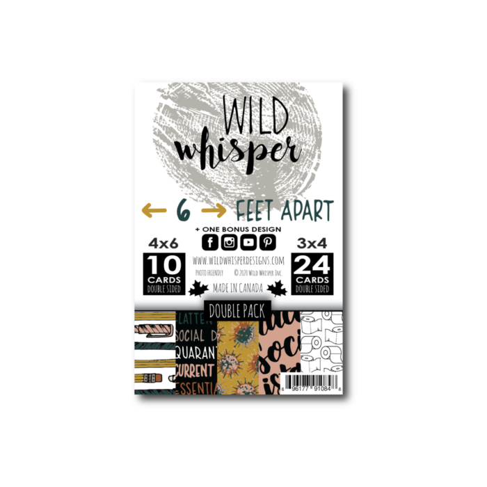 Wild Whisper - 6 FEET APART - DOUBLE CARD PACK
