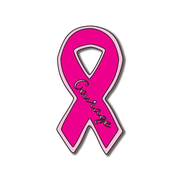 Scrapbook Customs - Courage Ribbon (Laser) Die Cut
