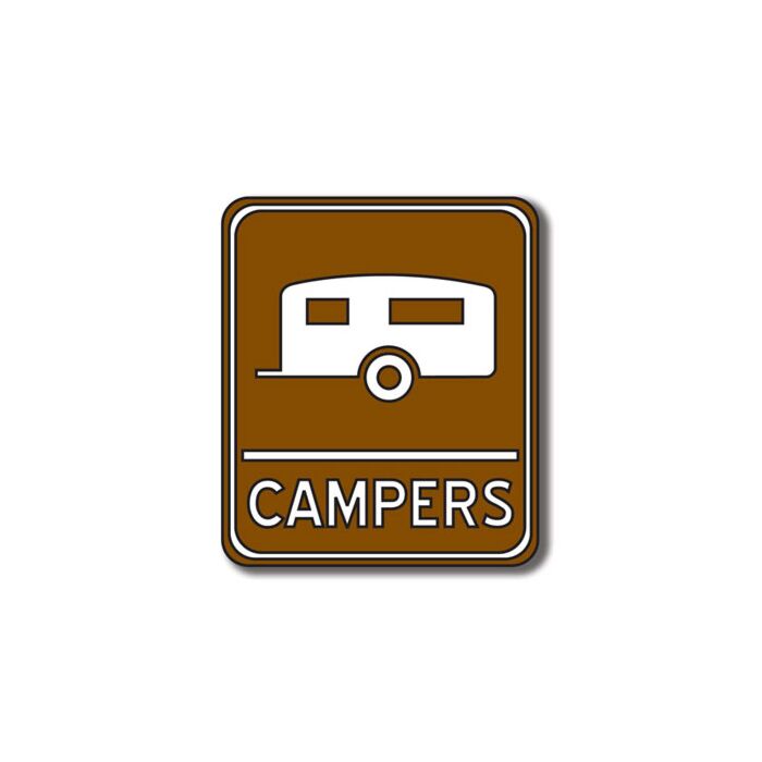 Scrapbook Customs - Campers Sign (Laser) Die Cut