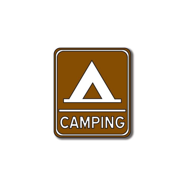 Scrapbook Customs - Camping Sign (Laser) Die Cut