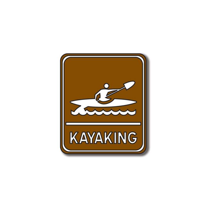 Scrapbook Customs - Kayaking Sign Laser Die Cut