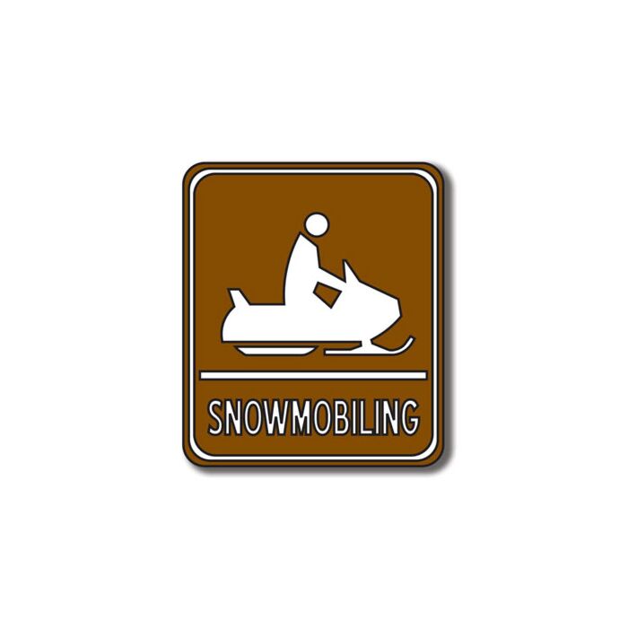 Scrapbook Customs Snowmobiling Sign Laser