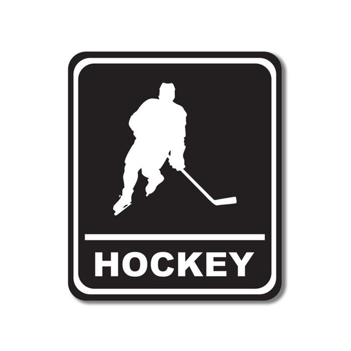 Scrapbook Customs Hockey Sign Laser