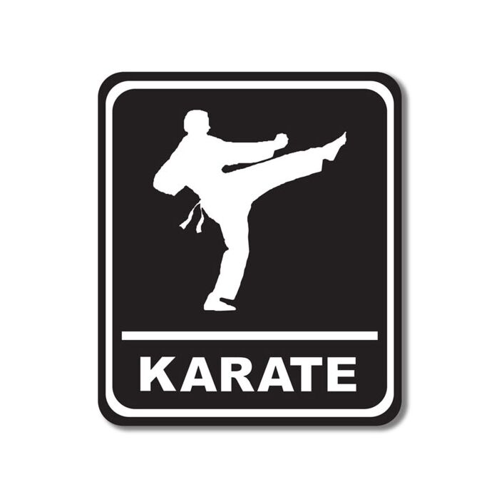 Scrapbook Customs Karate Sign Laser