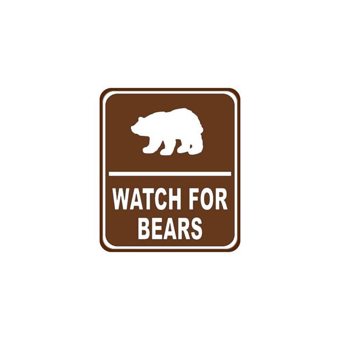 Scrapbook Customs Bears - Watch For Sign Laser Die Cut