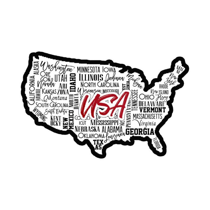 USA City Sights Laser Cut