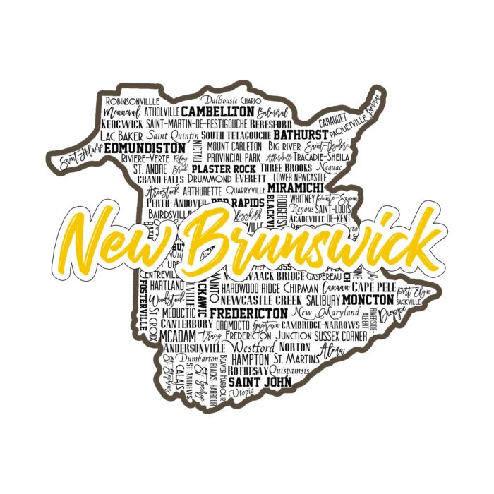 Preorder Scrapbook Customs New Brunswick Canada Sights Laser