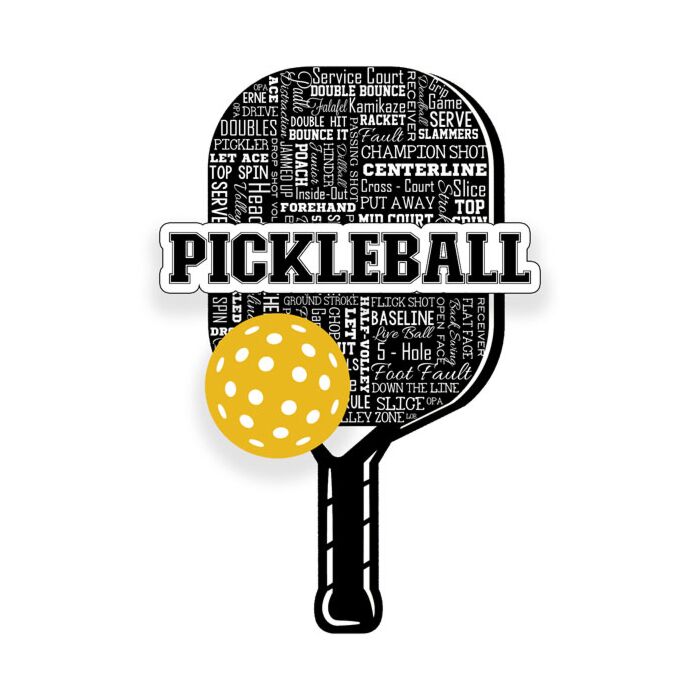 Scrapbook Customs - Collage Laser  - Pickleball