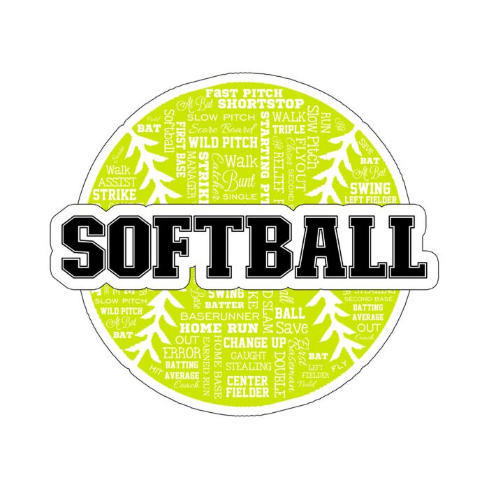 Scrapbook Customs - Collage Laser  - Softball