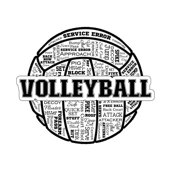 Scrapbook Customs - Collage Laser  - Volleyball