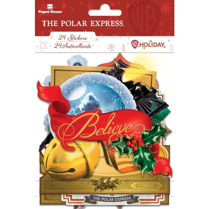 Paper House Scrapbook Stickers - The Polar Express Die Cut Sticker Pack