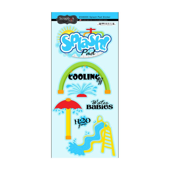 Scrapbook Customs - Splash Pad Sticker