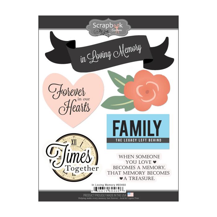 Scrapbook Customs - In Loving Memory Sticker