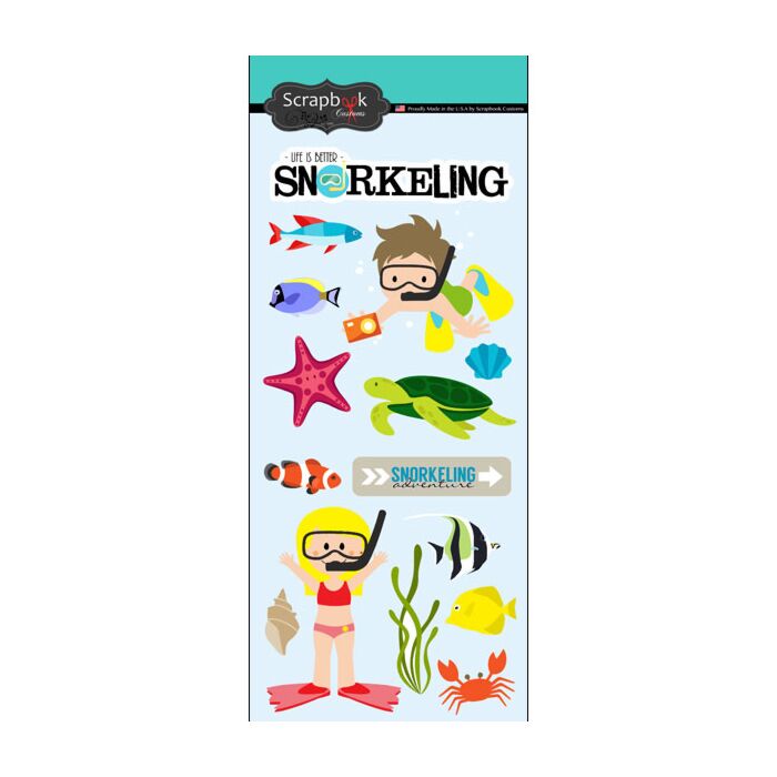 Scrapbook Customs Snorkeling Adventure (Stickers)