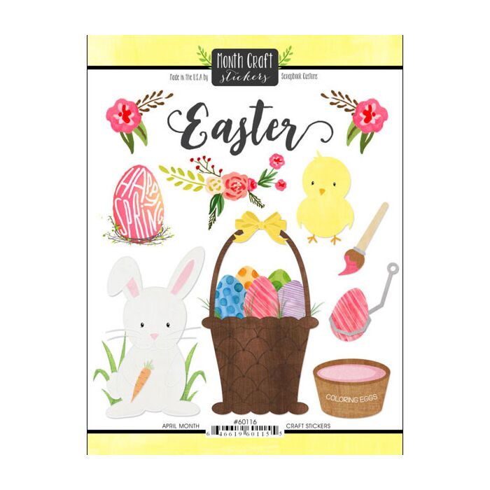 Scrapbook Customs - April Memories Sticker