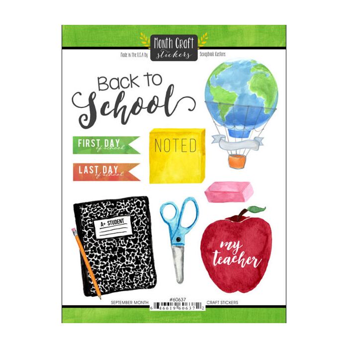 Scrapbook Customs - September Memories (Stickers)