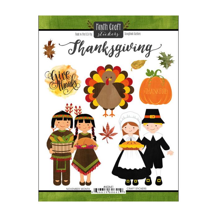 Scrapbook Customs - November Memories Sticker