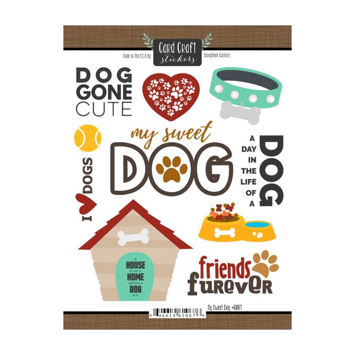 Preorder Scrapbook Customs My Sweet Dog Sticker