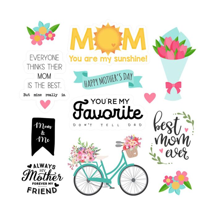 Scrapbook Customs - Mother's Day Sticker