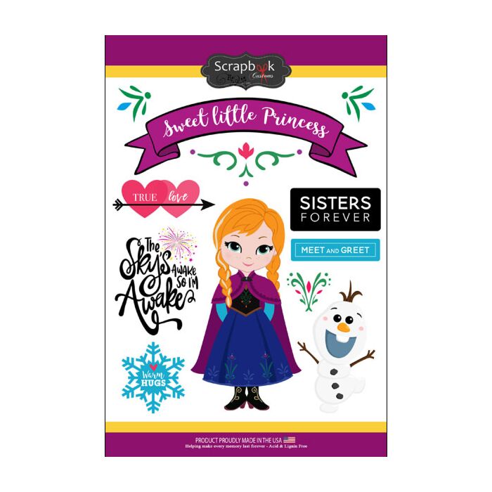 Scrapbook Customs - Ice Princess Sticker