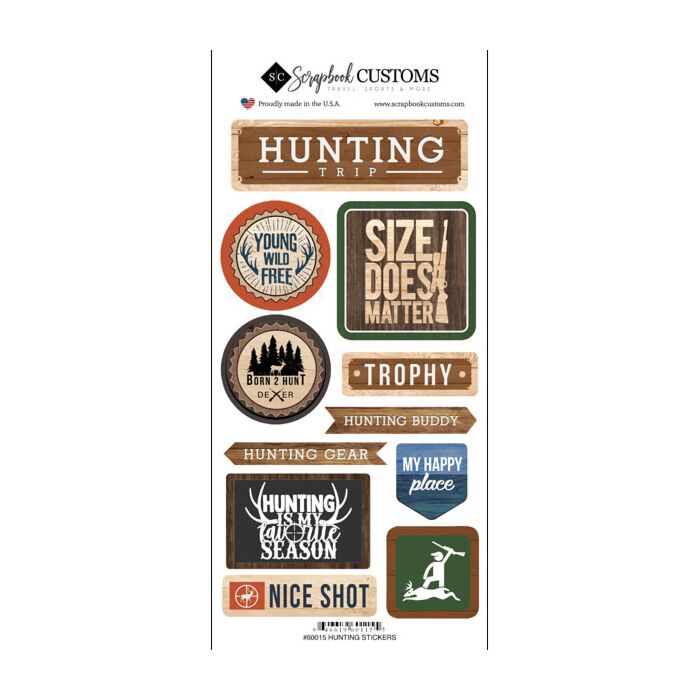 Scrapbook Customs - Life is Better Deer Hunting (Stickers)