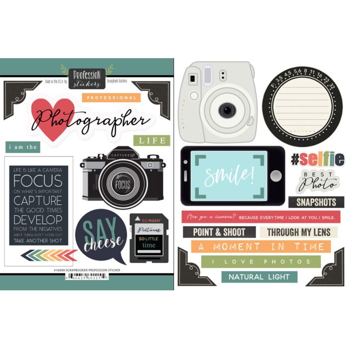 Scrapbook Customs - Photography Sticker