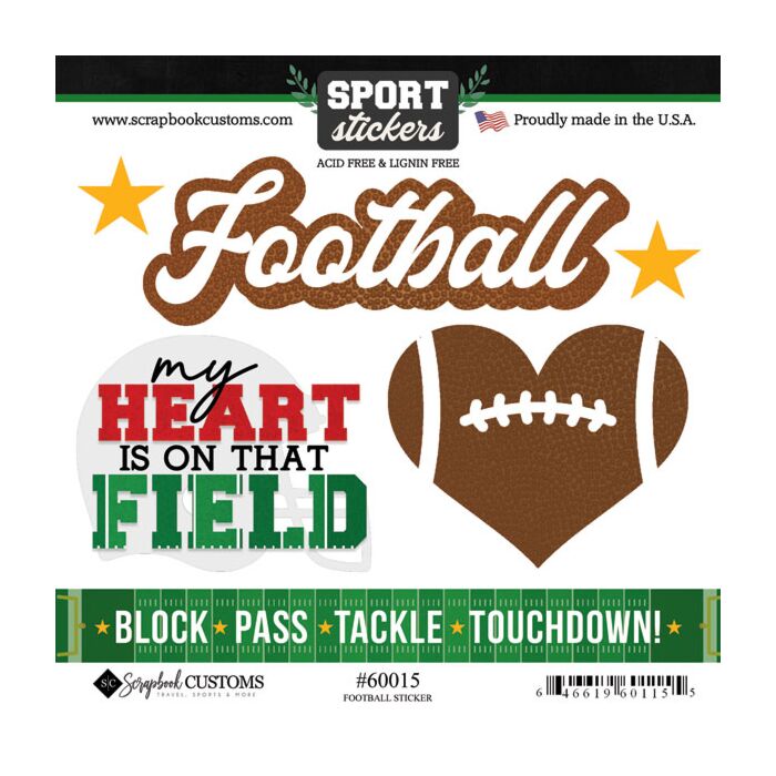 Football Love Sticker