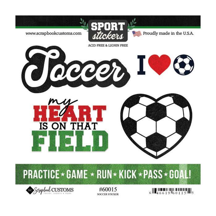 Soccer Love Sticker