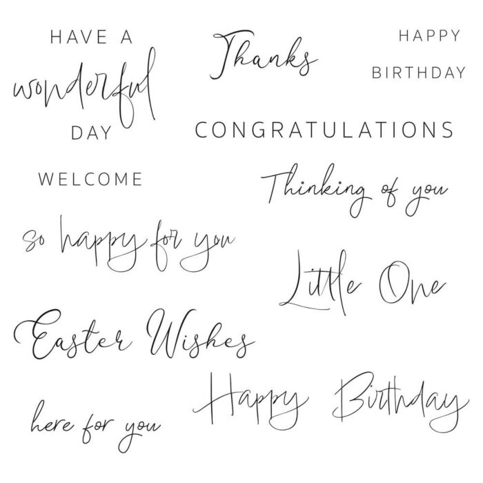 Sizzix Clear Stamp