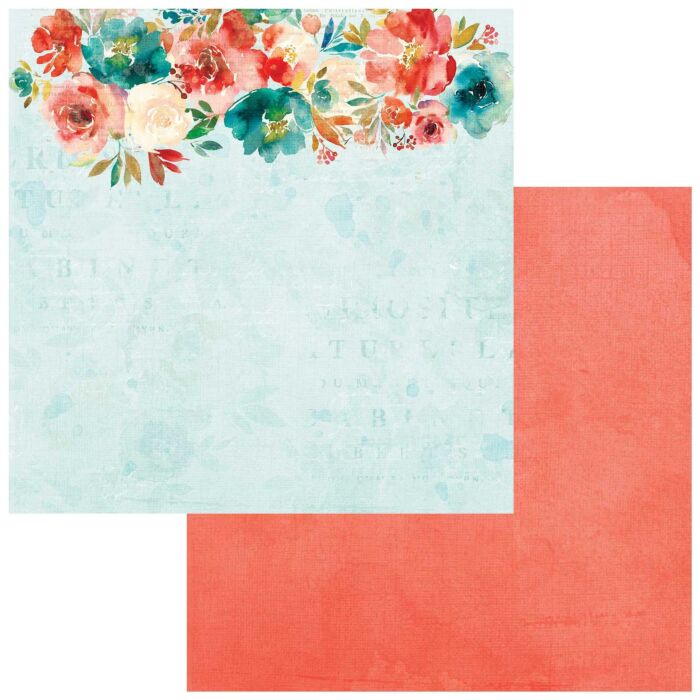49 and Market ARToptions Alena Double-Sided Cardstock 12"X12"-Full Bloom