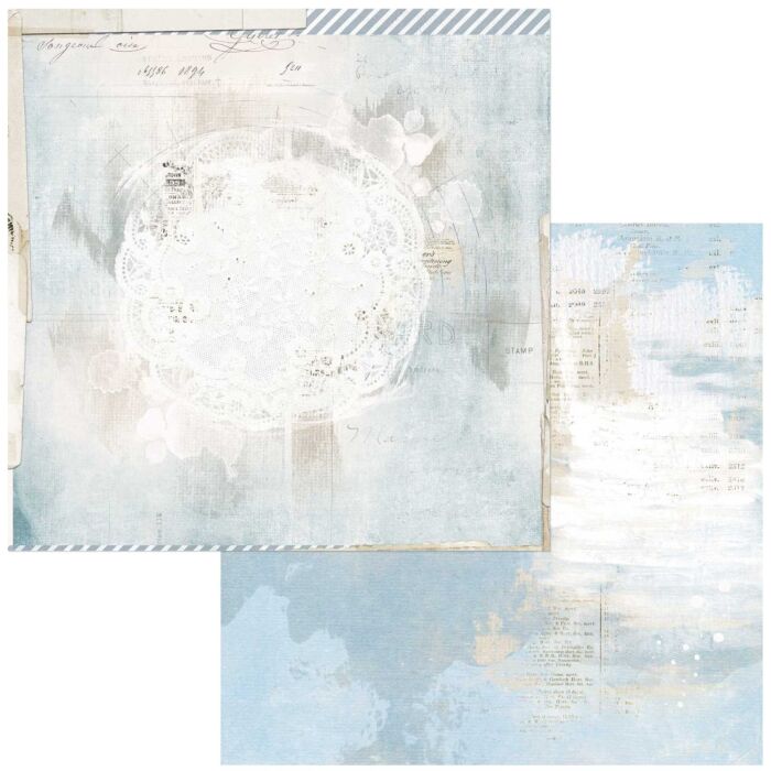 49 and Market Vintage Artistry Serenity Double-Sided Cardstock 12"X12"-Peaceful Notions