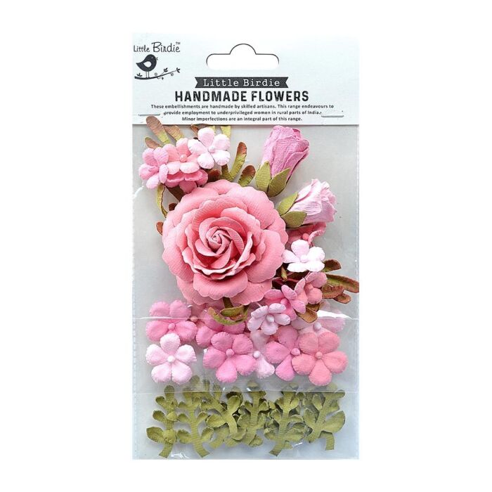 Little Birdie Rooney Paper Flowers 23/Pkg-Celebrate Life