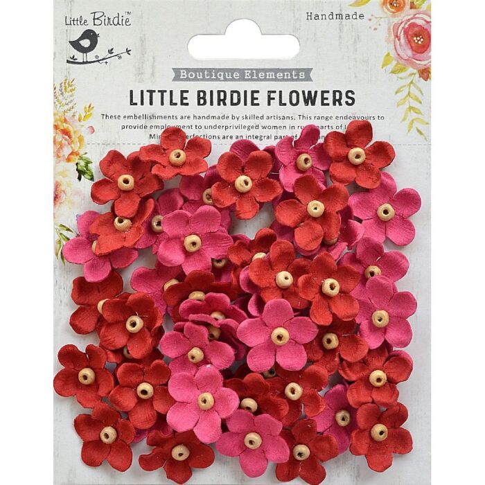 Little Birdie Beaded Blooms 50/Pkg-Candy Mix