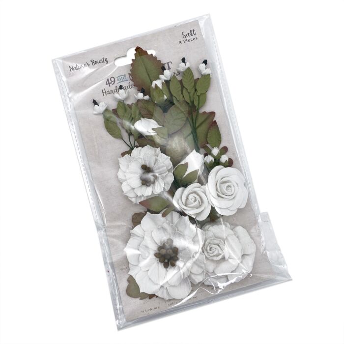 49 and Market 49 And Market Nature's Bounty Paper Flowers-Salt