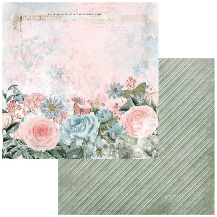 49 and Market Vintage Artistry Tranquility Double-Sided Cardstock 12"X12"-The Undisturbed View