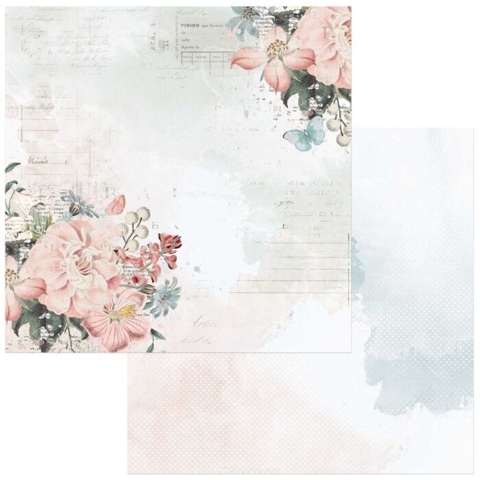 49 and Market Vintage Artistry Tranquility Double-Sided Cardstock 12"X12"-Sweet Nothings
