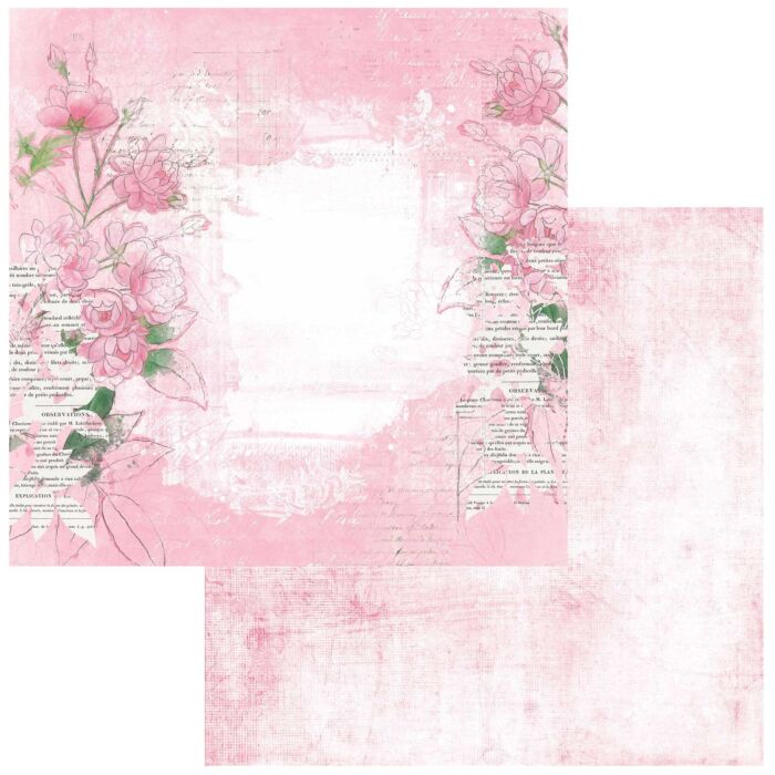 49 and Market Color Swatch: Blossom Double-Sided Cardstock 12"X12"-#1