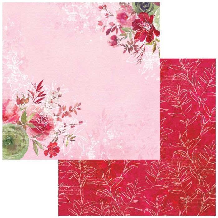 49 and Market ARToptions Rouge Double-Sided Cardstock 12"X12"-Sweet Nothings
