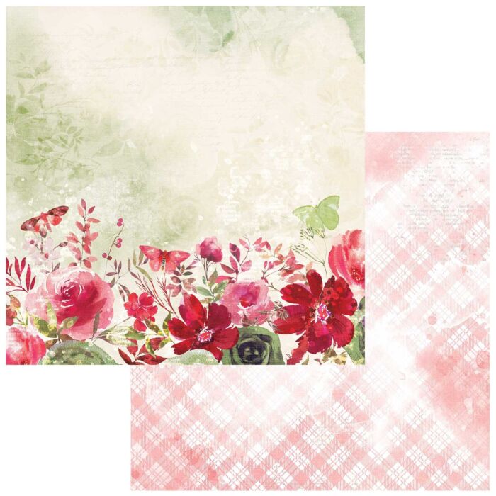 49 and Market ARToptions Rouge Double-Sided Cardstock 12"X12"-Tender Moments