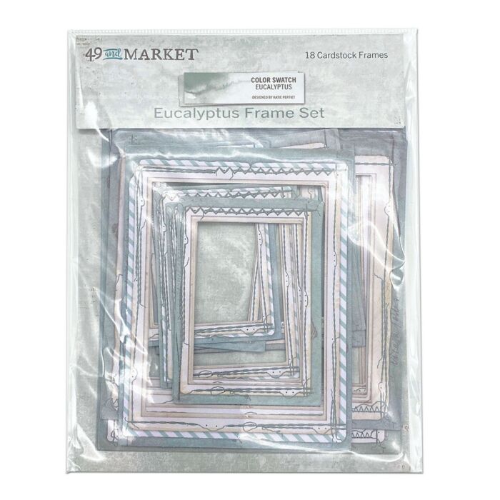 49 and Market Color Swatch: Eucalyptus Frame Set-18/Pkg