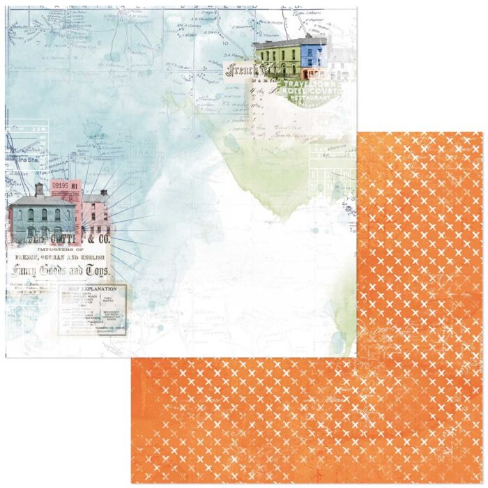 49 and Market Vintage Artistry Everywhere Double-Sided Cardstock 12"X12"-Pilgrimage