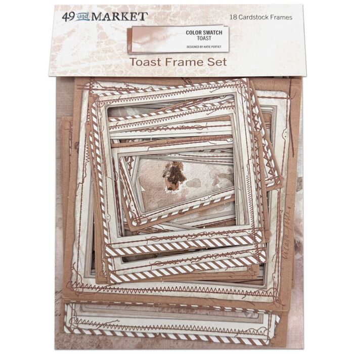 49 and Market Color Swatch: Toast Frame Set-18/Pkg