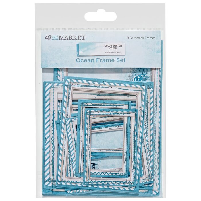 49 and Market Color Swatch: Ocean Frame Set-18/Pkg