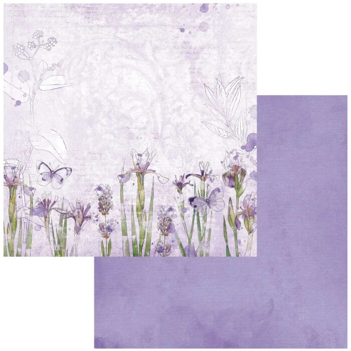 49 and Market Color Swatch: Lavender Double-Sided Cardstock 12"X12"-#1