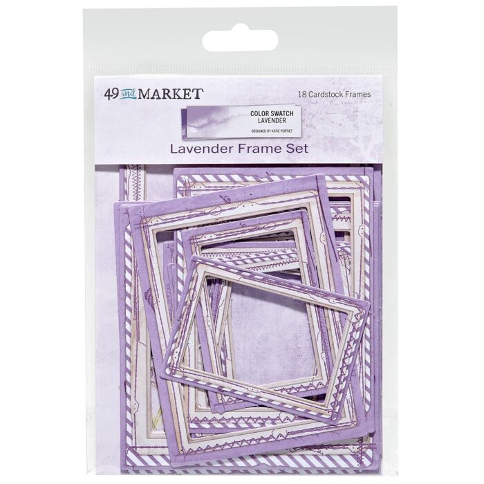 49 and Market Color Swatch: Lavender Frame Set-18/Pkg