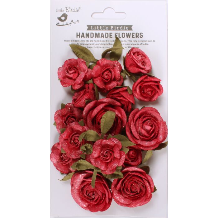 Little Birdie Foina Paper Flowers 20/Pkg-Candy Mix