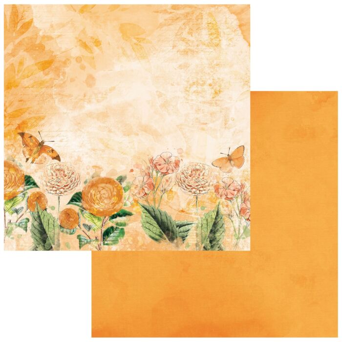 49 and Market Color Swatch: Peach Double-Sided Cardstock 12"X12"-#2