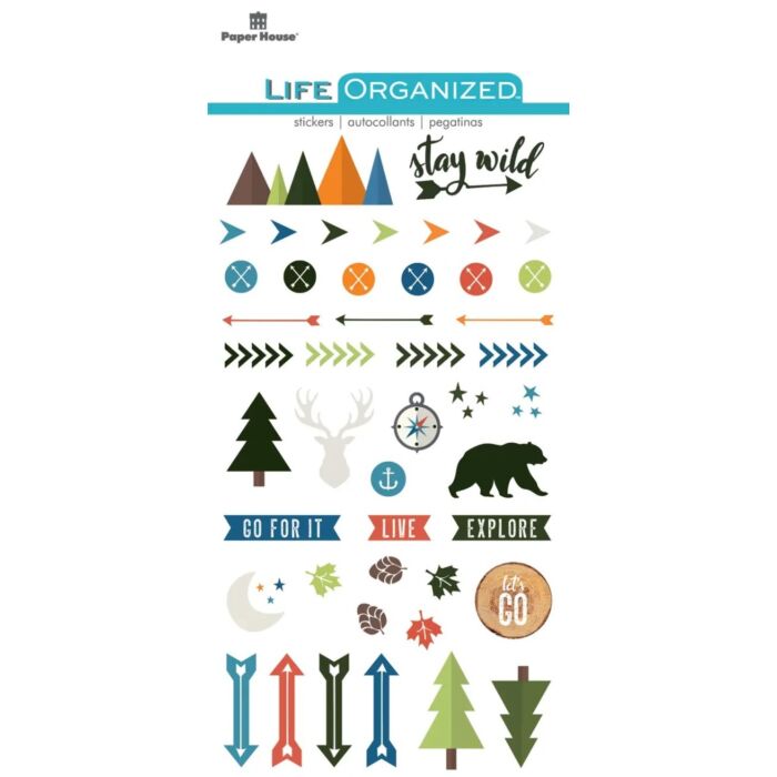 Paper House Great Outdoors Epoxy Sticker
