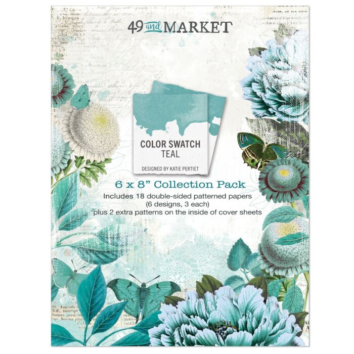 49 And Market Collection Pack 6"X8"-Color Swatch: Teal