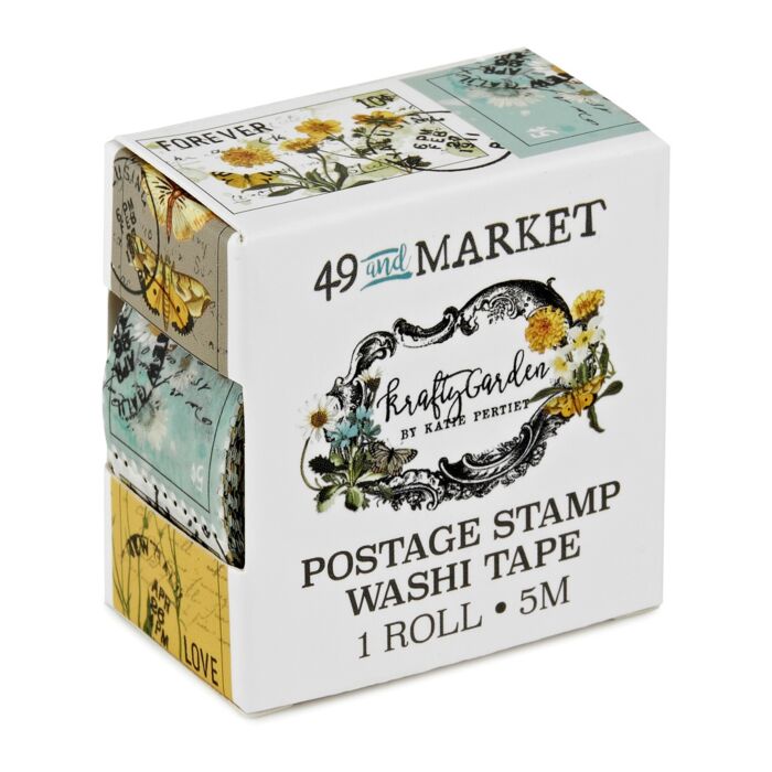 49 And Market Washi Tape Roll-Postage